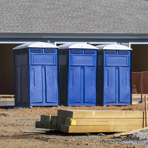 are there any restrictions on where i can place the porta potties during my rental period in Oakvale WV